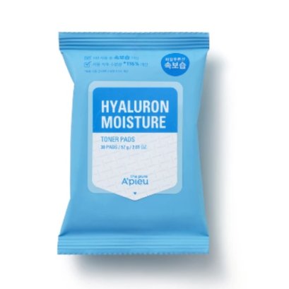 [DAISO] Apieu The Pure Hyaluron MoistureToner Pads 57g/30pads