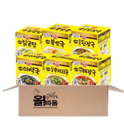 OTTOGI Instant Block Soups 6 Types