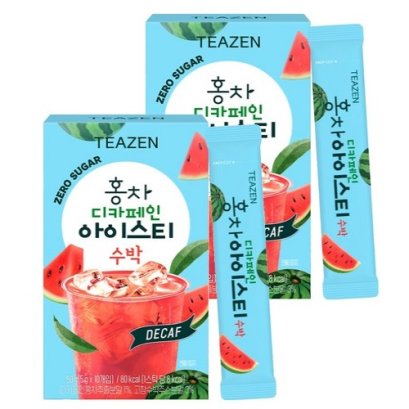 TEAZEN Zero Sugar Watermelon Ice Tea 5g x 10sticks x 2ea