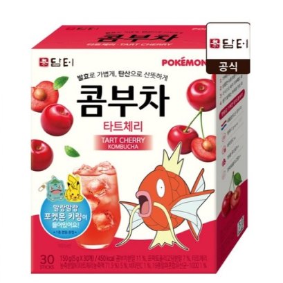 Damtuh Pokemon Kombucha Tart Cherry 5g x 30sticks