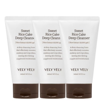 VELY VELY Sweet Rice Cake Deep Cleanser 140ml *3ea