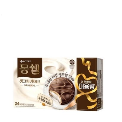 LOTTE Mon Cher Fresh Cream Cake Original 24-pack, 816g