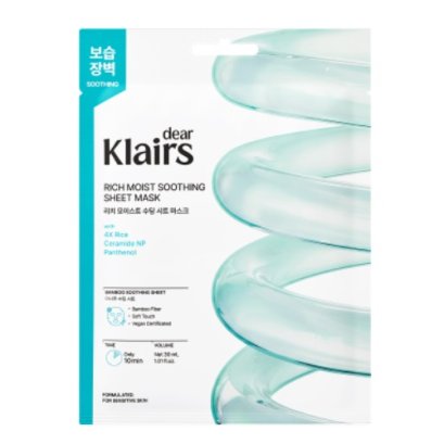 Klairs Rich Moist Soothing Sheet Mask 30ml