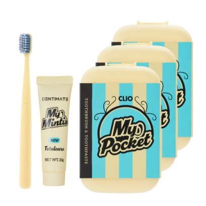 CLIO My Pocket Toothbrush & Toothpaste set *3Set