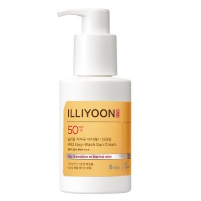ILLIYOON Mild Easy Wash Sun Cream 150mL