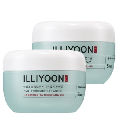 ILLIYOON Hyaluronic Moisture Cream 100mlx2ea