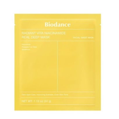 Biodance Radiant Vita Niacinamide Real Deep Mask Sheet 1ea