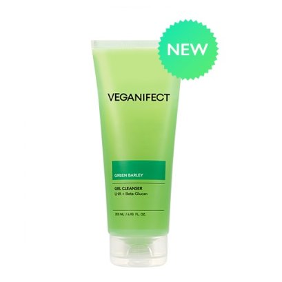 Veganifect Clean And Glow Green Barley Gel Cleanser 205mL