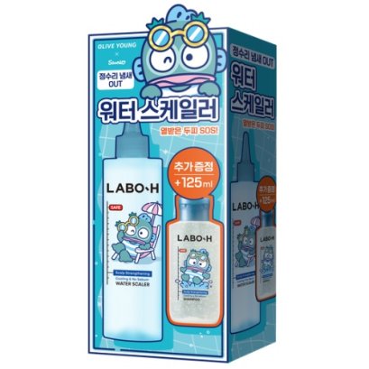 LABO-H Scalp Strengthening Cooling & No Sebum Water Scaler  250ml+ shampoo125ml [Sanrio EDITION]