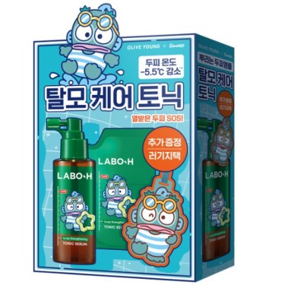 LABO-H Scalp Strengthening Ampoule Tonic 100ml (+Refill 100ml, HANGYODON Luggage Tag)