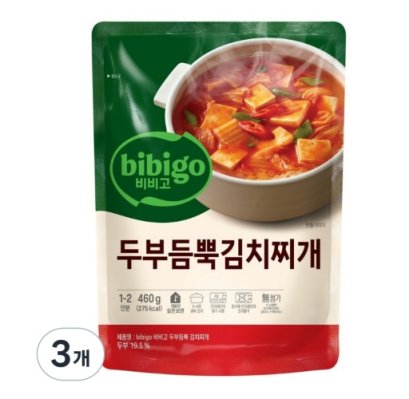 Bibigo Tofu-Plenty Kimchi Stew, 460g, 3ea