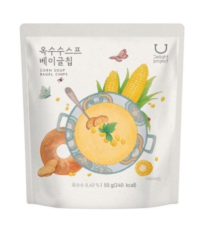 Delight project Corn Soup Bagel chips 55g