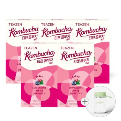 TEAZEN Kombucha Berry 50stick + 380ml Eco bottle