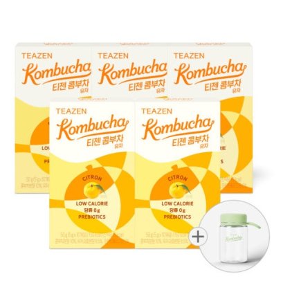 TEAZEN Kombucha Citron 50stick + 380ml Eco bottle