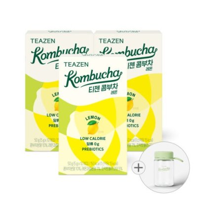 TEAZEN Kombucha Lemon 10stick*3boxs(+bottle)