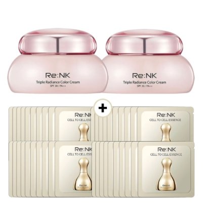 Re:NK Triple Radiance Color Cream SPF30/PA++45ml 1+1 (+Cell to Cell essence 1mlx40ea)