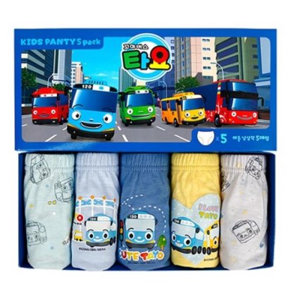 CL Story Boys' Little Bustayo Triangle Panties 5-piece Set [Size 60]