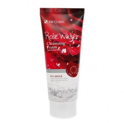 3W Clinic Rose Water Cleansing Foam 100ml