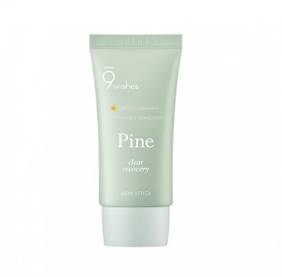 9wishes Pine Clear Recovery Treatment Sunscreen 50ml (SPF50+PA++++)
