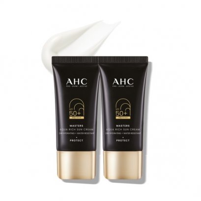 AHC Masters Aqua Rich Sun Cream SPF50+PA++++(30ml+30ml)