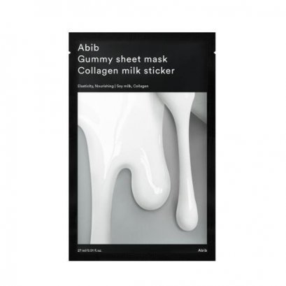 Abib Gummy Sheet Mask Collagen Milk Sticker 1p