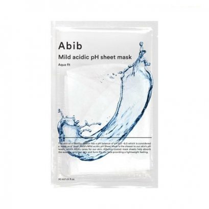 Abib Mild acidic pH sheet mask Aqua fit 1pcs