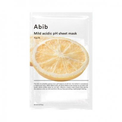 Abib Mild acidic pH sheet mask Yuja Fit 1pcs.