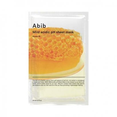 Abib Mild acidic pH sheet mask Honey Fit 1pcs