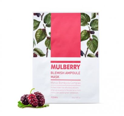 A'pieu Mulbrrry Blemish Ampoule Mask 23g*10ea