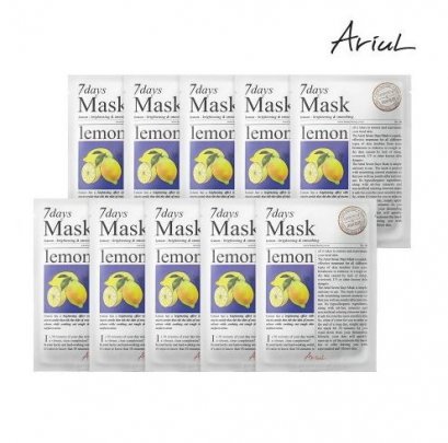 Ariul 7days Mask Lemon 20g *10pcs