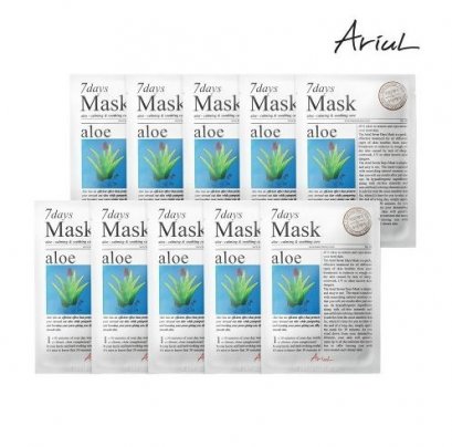 Ariul 7days Mask Aloe 20g *10pcs