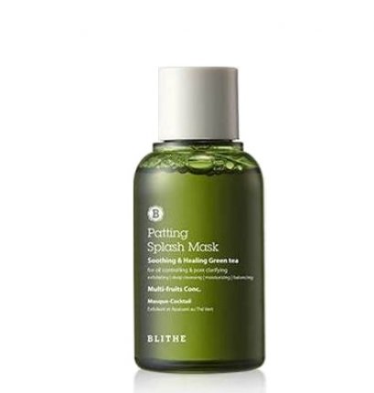 BLITHE Patting Splash Mask Soothing &amp; Healing Green Tea 70ml