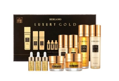 BERGAMO Luxury Gold 9pcs Set