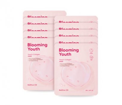 Banila Co Blooming Youth Peach-Collagen Mask 20ml *10pcs