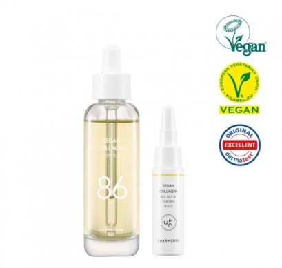 Charmzone Vegan Collagen Ampoule &amp; Sea Buckton Shot