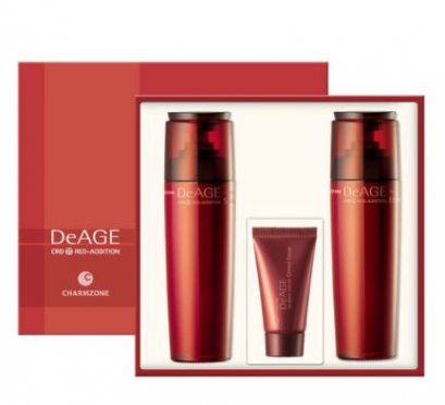 Charmzone DeAGE Red-Addition Skin Toner + Emulsion