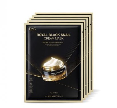 Dr.G Royal Black Snail Cream Mask Sheet 5 Sheets
