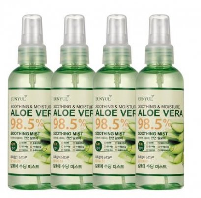 EUNYUL Aloe Vera Soothing &amp; Moisture 98.5%  150mlx4ea