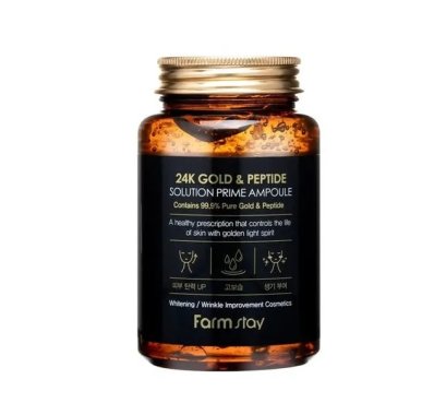 Farmstay 24K Gold &amp; Peptide Solution Prime Ampoule 250mL