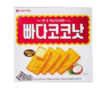 LOTTE Butter Coconut Biscuit 300g.