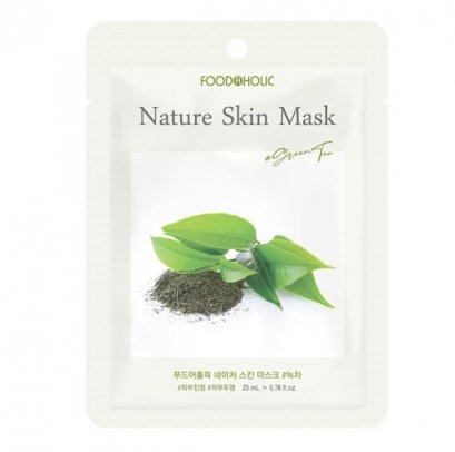 Food A Holic Nature Skin Mask [Green Tea] 23mlx10ea
