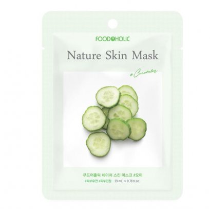 Food A Holic Nature Skin Mask [Cucumber] 23mlx10ea
