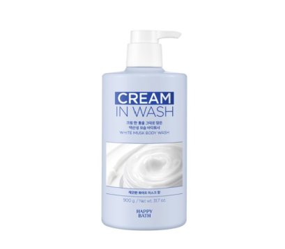 Happy Bath Cream In wash [White Musk ] Body Wash 900g