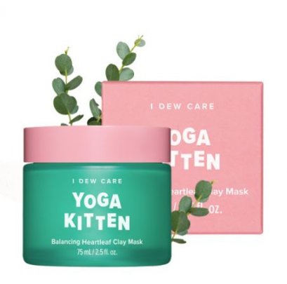 I DEW CARE Yoga Kitten Balancing Heartleaf Clay Mask 75ml