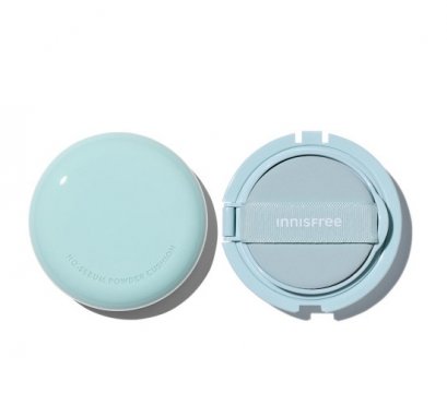 Innisfree No-Sebum Powder Cushion 14g+refill 14g