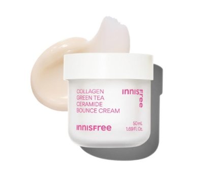 Innisfree Collagen Green Tea Ceramide Bounce Cream 50mL