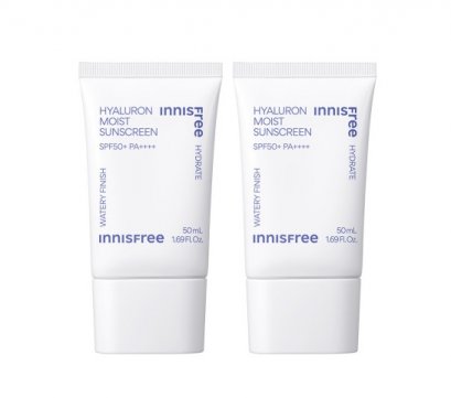 Innisfree Hyaluron Moist Sunscreen SPF50+PA+++50ml*2ea