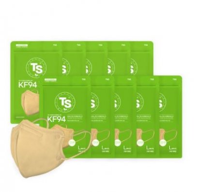 TS Guard Tima Color Bird Beak Mask Large KF94 Beige*5p*10p.