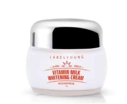 Label Young Shocking Vitamin Milk Whitening Cream 55g