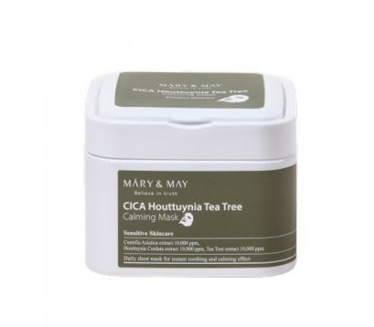 MARY&MAY CICA Houttuynia Tea Tree Calming Mask  (30pcs)